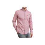 HUGO- Long Sleeved Evito Shirt Dark Red