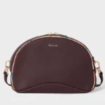Paul Smith-Women's Burgundy Inverted 'Dusky Swirl' Rounded Camera Bag W1A-8120-PSWITR Col 28