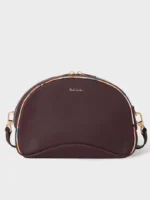 Paul Smith-Women's Burgundy Inverted 'Dusky Swirl' Rounded Camera Bag W1A-8120-PSWITR Col 28