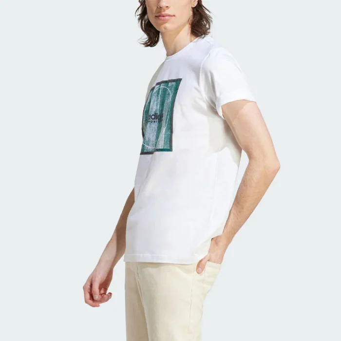 adidas White Tiro Box Graphic Tee - Image 3