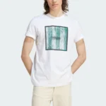 adidas White Tiro Box Graphic Tee