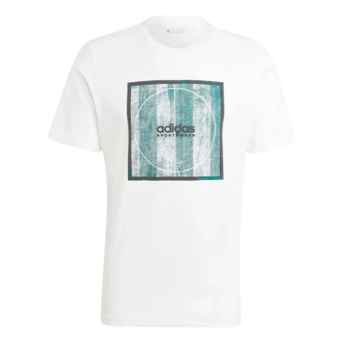 adidas White Tiro Box Graphic Tee - Image 6