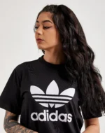 womens Adidas Trefoil Tee - Image 3