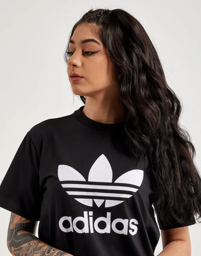 womens Adidas Trefoil Tee - Image 3