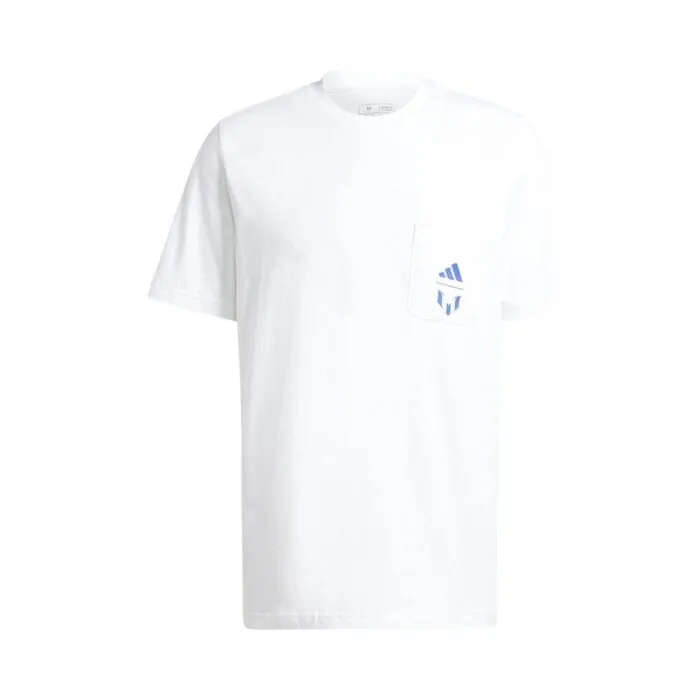 T-Shirt adidas Messi Icon Graphic Tee - White - Image 5