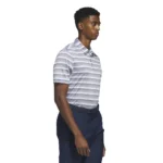 adidas Two-Color Striped Golf Polo Shirt - Image 3