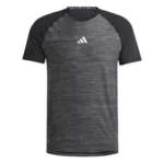 Adidas Gym+ Training 3-Stripes T-Shirt, Black - Image 4