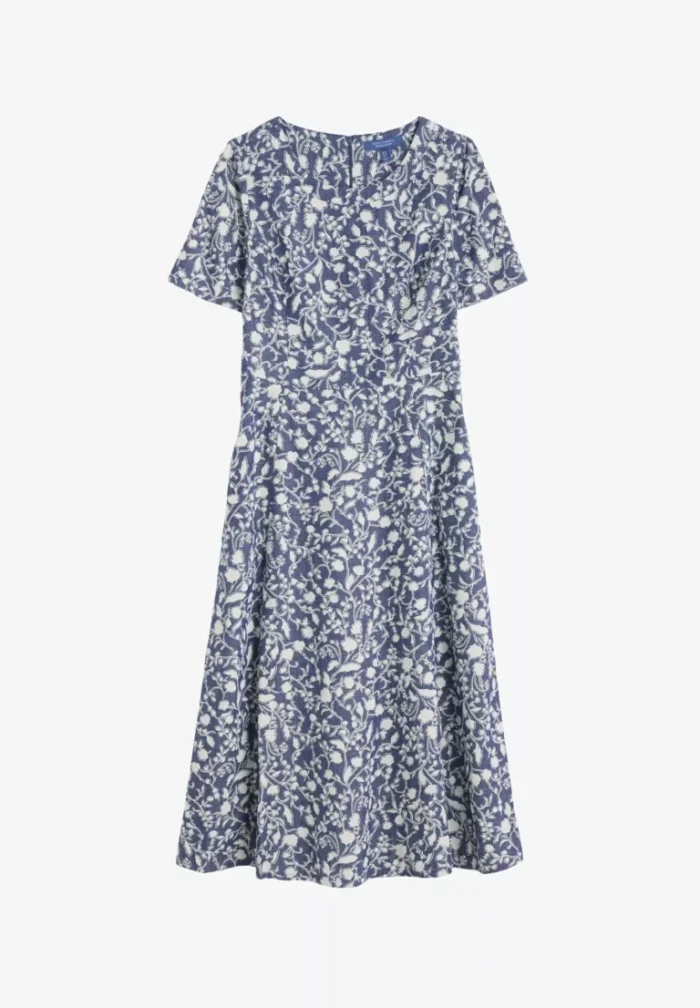 sea salt-Fox Path Indigo Dress - Image 4