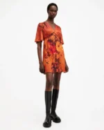 Tian V-Neck Mini Dress - Image 2