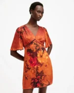 Tian V-Neck Mini Dress - Image 3