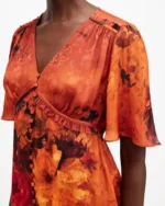 Tian V-Neck Mini Dress - Image 4
