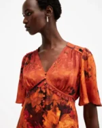 Tian V-Neck Mini Dress - Image 5
