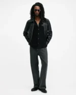ALLSAINTS- Underground Logo Print Long Sleeve Shirt - Image 7