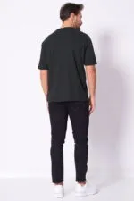 Black cotton T-shirt ARMANI EXCHANGE XM000276 AF12308 - Image 4