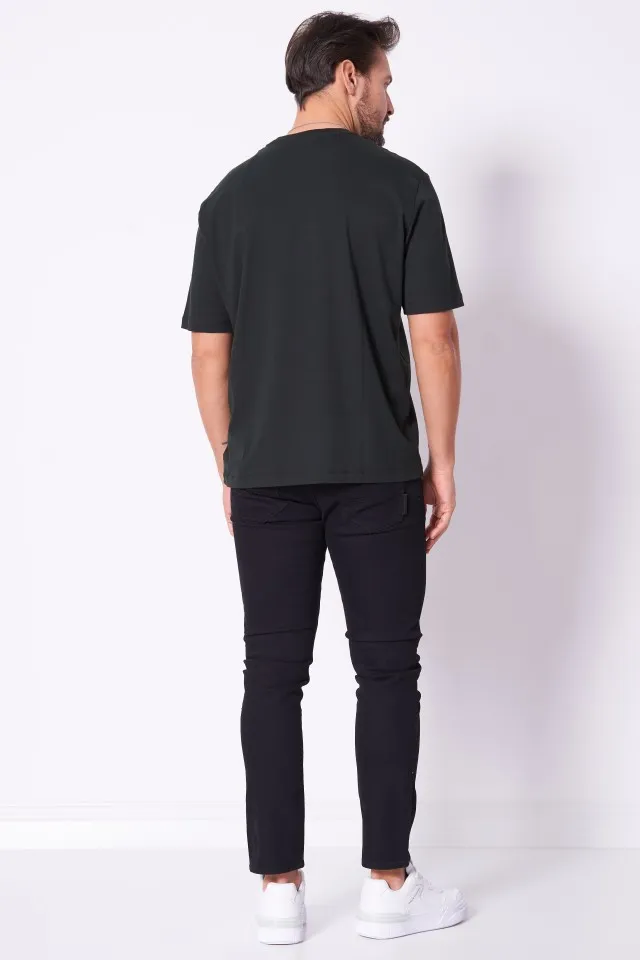 Black cotton T-shirt ARMANI EXCHANGE XM000276 AF12308 - Image 4