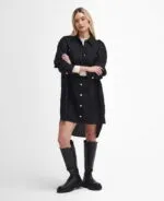 Barbour International Women's Utility Shirt Dress - Black