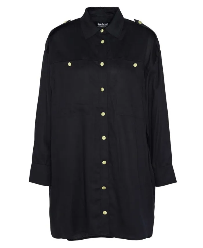 Barbour International Women's Utility Shirt Dress - Black - Image 7