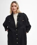 Barbour International Women's Utility Shirt Dress - Black - Image 4