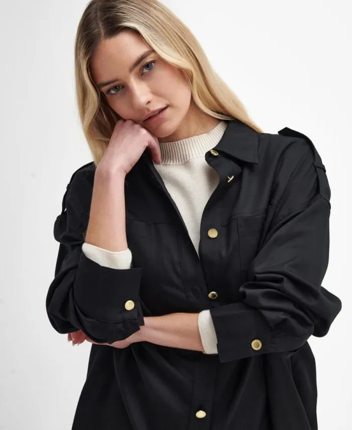 Barbour International Women's Utility Shirt Dress - Black - Image 5