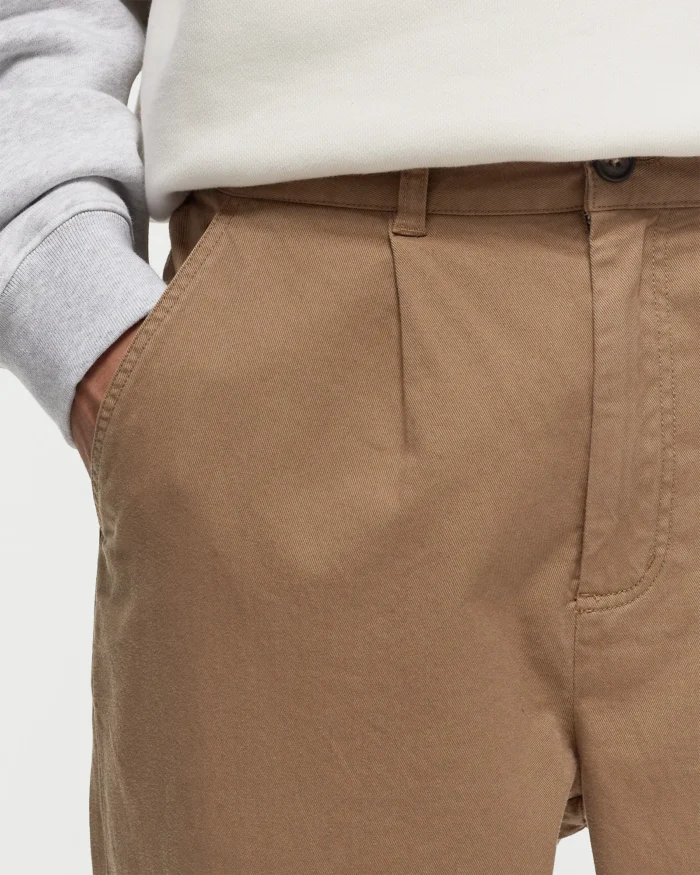 Barbour-Logo Label Relaxed Fit Twill Trousers - Image 3