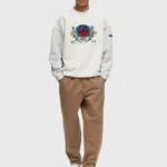 BarbourLogo Label Relaxed Fit Twill Trousers