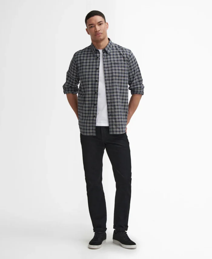 Barbour International Hawks Regular Long-Sleeved Oxford Shirt - Image 3
