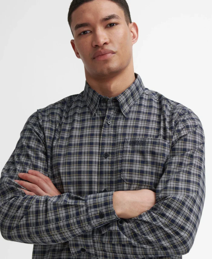 Barbour International Hawks Regular Long-Sleeved Oxford Shirt - Image 5