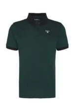 Barbour-Sports Polo Mix Shirt – Evergreen - Image 5