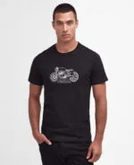 Barbour-B.Intl Colgrove Moto T-Shirt MTS1295BK31
