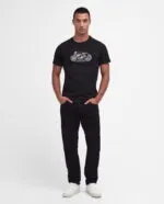 Barbour-B.Intl Colgrove Moto T-Shirt MTS1295BK31 - Image 2