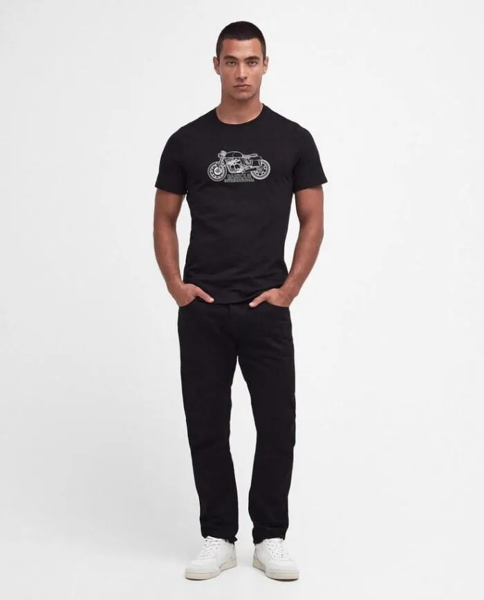 Barbour-B.Intl Colgrove Moto T-Shirt MTS1295BK31 - Image 2