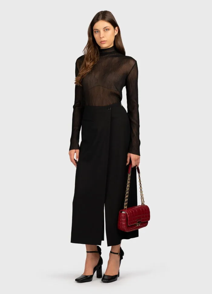 Blouse with sheer effect - Image 5