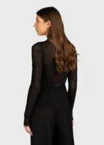 Blouse with sheer effect - Image 4