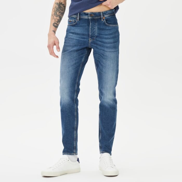 BOSS - Men's Navy Blue Trousers - Image 5