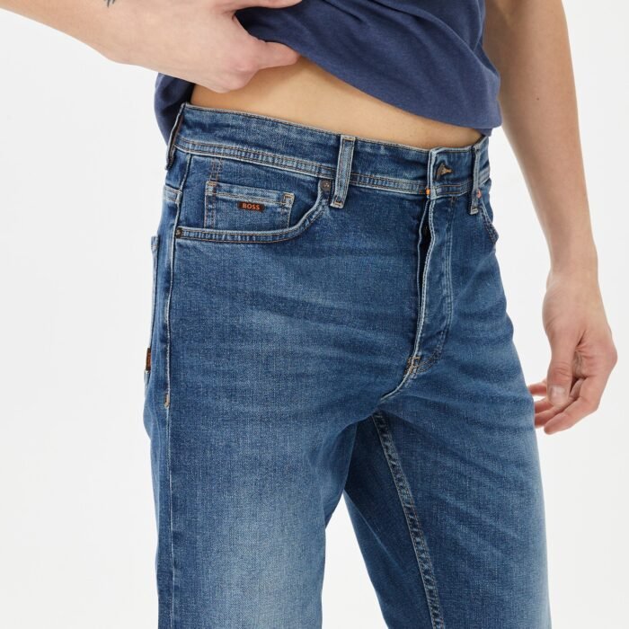 BOSS - Men's Navy Blue Trousers - Image 6