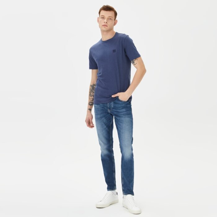 BOSS - Men's Navy Blue Trousers - Image 3