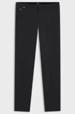 BOSS-Slim-fit trousers in a stretch-cotton blend - Image 7