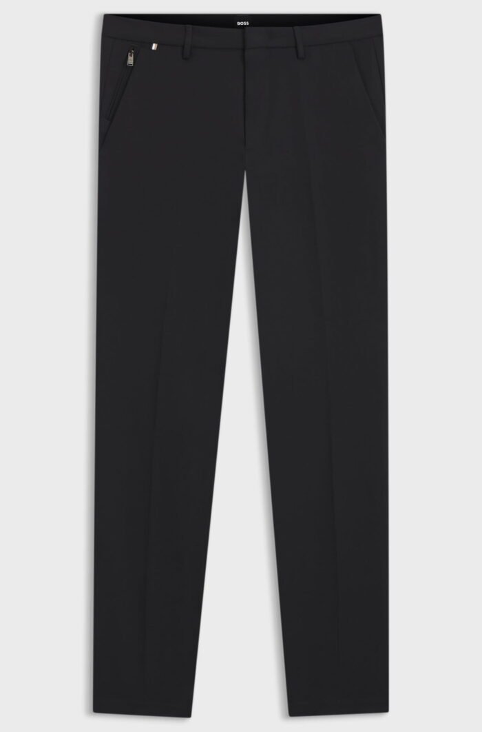 BOSS-Slim-fit trousers in a stretch-cotton blend - Image 7