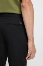 BOSS-Slim-fit trousers in a stretch-cotton blend - Image 6