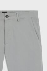 BOSS-Slim-fit trousers in overdyed stretch satin - Image 8