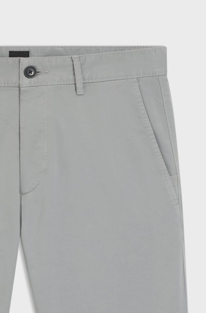 BOSS-Slim-fit trousers in overdyed stretch satin - Image 8