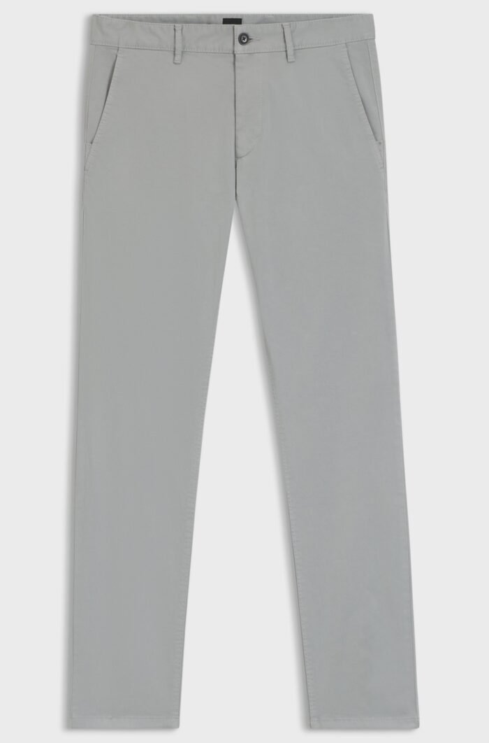 BOSS-Slim-fit trousers in overdyed stretch satin - Image 7