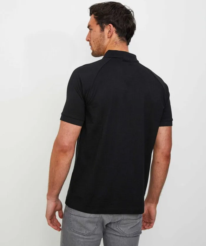 BOSS-Philix Mirror Zip Polo Shirt - Image 2