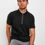 BOSS-Philix Mirror Zip Polo Shirt