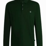 Men's Long Sleeve Polo Shirt Green Boss 50523917-385