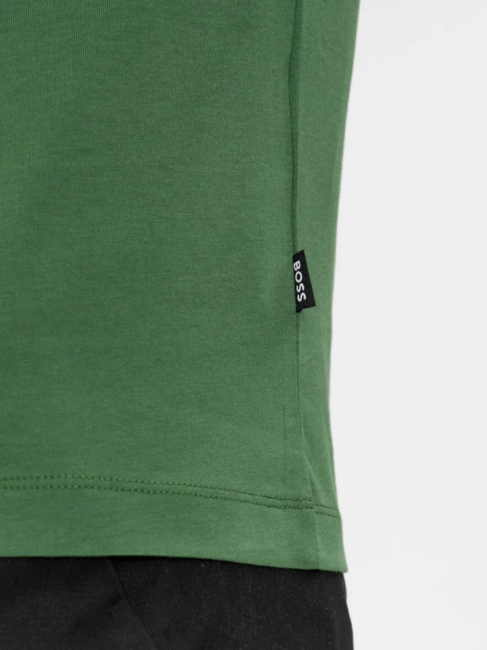 BOSS T-shirt Thompson 01 50468347 Verde Regular Fit - Image 5