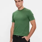 BOSS T-shirt Thompson 01 50468347 Verde Regular Fit