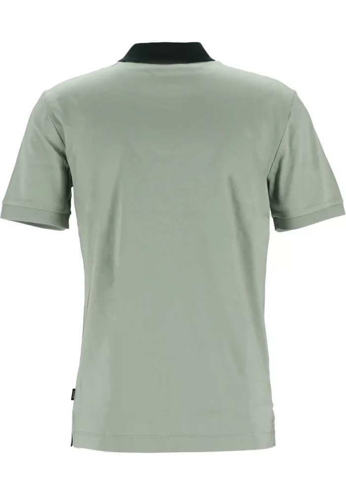 BOSS Phillipson slim fit men's polo, pique, light green - Image 5