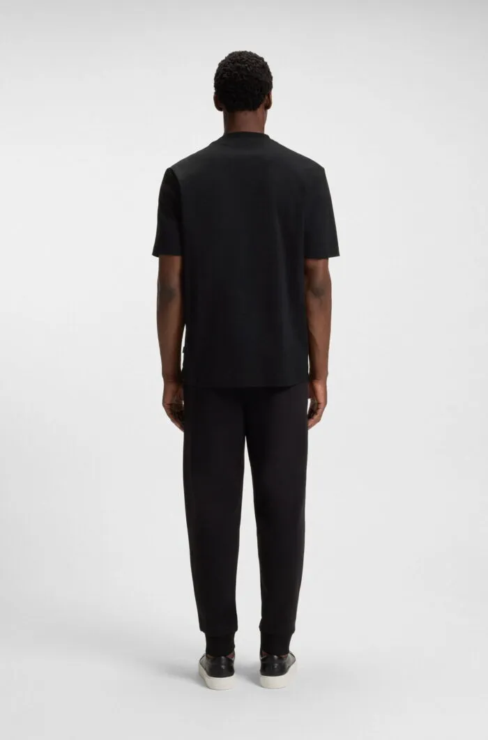 BOSS-Regular-fit T-shirt in cotton with Double B monogram - Image 4