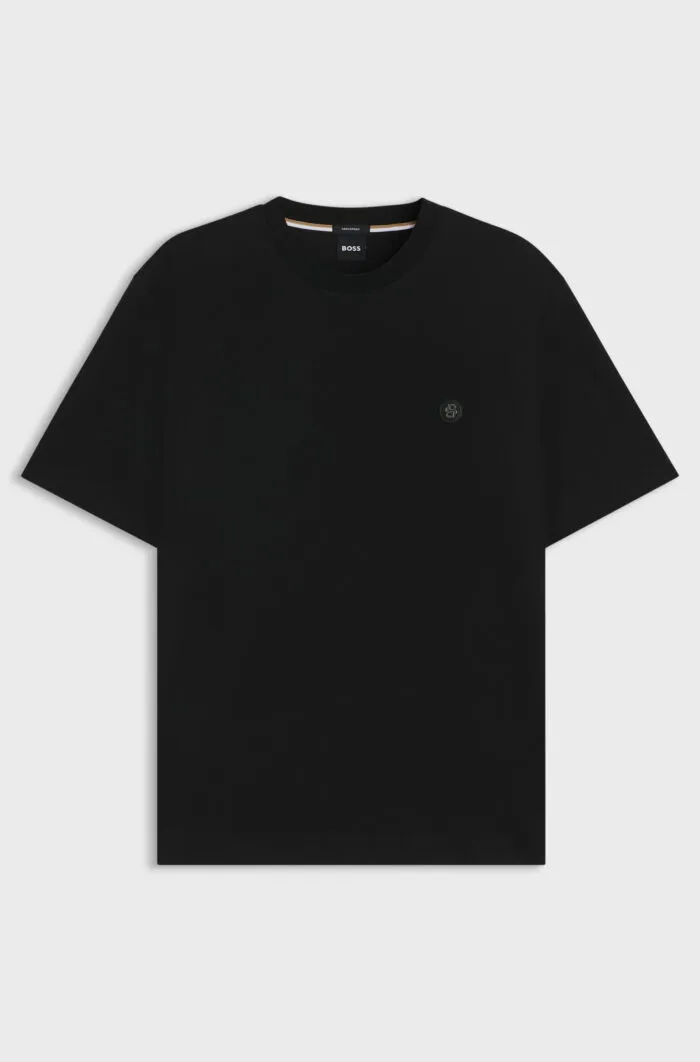 BOSS-Regular-fit T-shirt in cotton with Double B monogram - Image 5